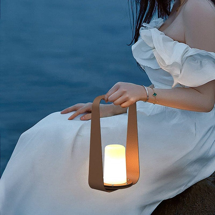 Portable USB Rechargeable Stainless Steel Garden Light with Superior Waterproof Performance for Indoor Outdoor Use, Ideal for Camping, BBQs, and Parties-ErisView-3