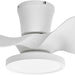 Quietest Fan For Sleeping with LED Light Remote Control for Kitchen Bedroom Dining Room Patio-1-ErisView