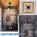 Remote Control Ceiling Fan with Light, Farmhouse Industrial Caged Ceiling Fan with Light for Kitchen Bedroom Living Room-7-ErisView
