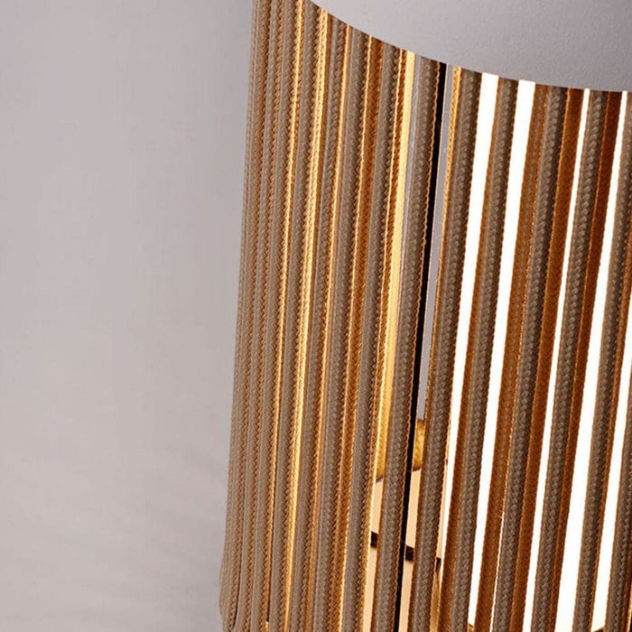 Rustproof Solar Outdoor Light with Handmade Rattan Lampshade and Wood Grain Handle, Perfect for Garden, Lawn, Porch, or Tabletop Decor-ErisView-7