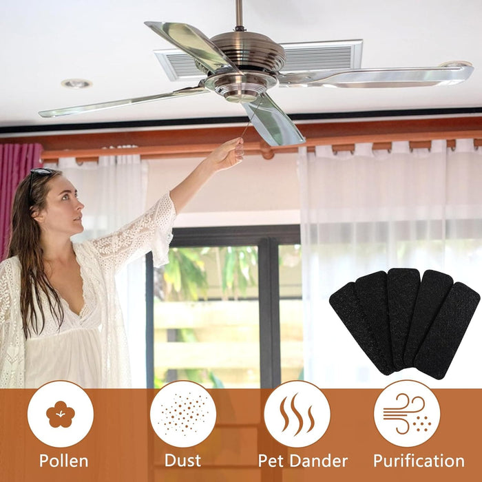 Set of 15 Ceiling Fan Filters for Blades-6-ErisView