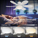 Set of 3 White Ceiling Fan with Light with Remote, Small Ceiling Fans for Low Ceiling-5-ErisView