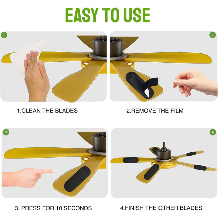 Set of 6 Ceiling Fan Filters for Blades-8-ErisView