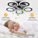  Small 21 in. Modern Low Profile Flower Ceiling Fan, Circle Shape Ceiling Fan, Dimmable Flush Mount Ceiling Fan for Bedroom Living Room Apartment-4-ErisView