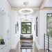 Small Ceiling Fan with Light and Remote, White Dimmable Ceiling Fan, Set of 2 -7-ErisView