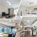 Small Remote Control Ceiling Fan and Light APP Control, Indoor Outdoor Low Profile Flush Mount Ceiling Fan for Patio Kitchen Dining Room Bedroom-3-ErisView