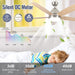 Smart Ceiling Fan with Light and Remote APP Control, Dimmable Reversible Ceiling Fan Winter Summer, Outdoor Fan for Patio, Modern Nickel Ceiling Fan-7-ErisView