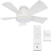 Smart Indoor Outdoor Flush Mount Bronze Ceiling Fan with LED Light Kit and Remote, Works with Alexa Google Assistant Samsung Things Ios android APP-16-ErisView
