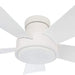 Smart Indoor Outdoor Flush Mount Bronze Ceiling Fan with LED Light Kit and Remote, Works with Alexa Google Assistant Samsung Things Ios android APP-17-ErisView
