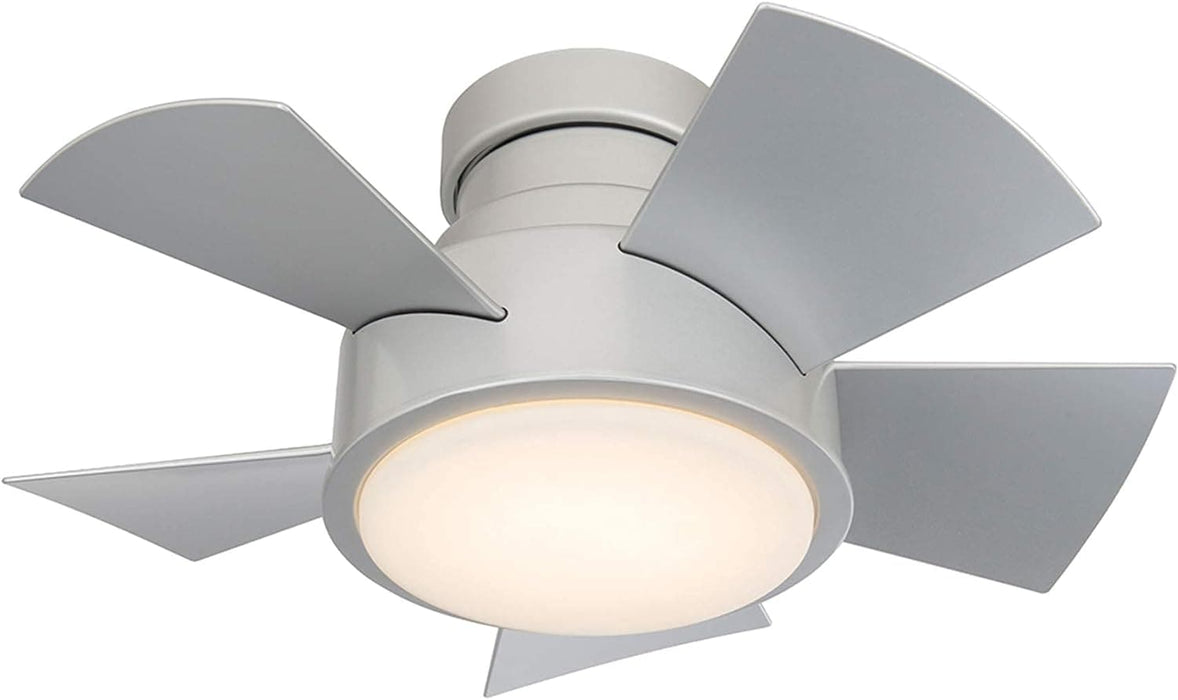 Smart Indoor Outdoor Flush Mount Bronze Ceiling Fan with LED Light Kit and Remote, Works with Alexa Google Assistant Samsung Things Ios android APP-33-ErisView