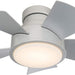 Smart Indoor Outdoor Flush Mount Bronze Ceiling Fan with LED Light Kit and Remote, Works with Alexa Google Assistant Samsung Things Ios android APP-33-ErisView