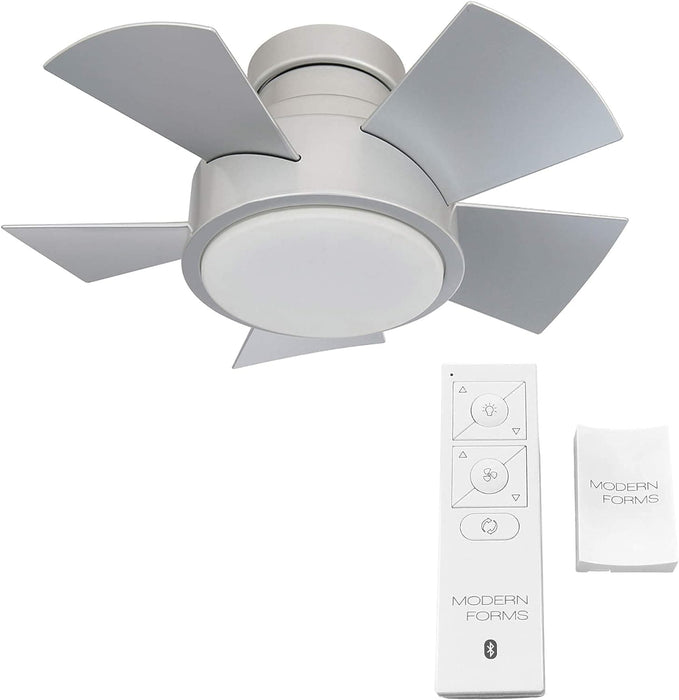 Smart Indoor Outdoor Flush Mount Bronze Ceiling Fan with LED Light Kit and Remote, Works with Alexa Google Assistant Samsung Things Ios android APP-34-ErisView
