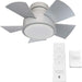 Smart Indoor Outdoor Flush Mount Bronze Ceiling Fan with LED Light Kit and Remote, Works with Alexa Google Assistant Samsung Things Ios android APP-34-ErisView