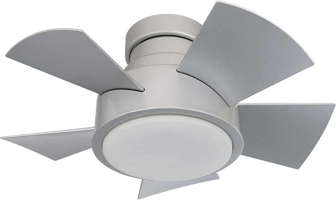 Smart Indoor Outdoor Flush Mount Bronze Ceiling Fan with LED Light Kit and Remote, Works with Alexa Google Assistant Samsung Things Ios android APP-35-ErisView