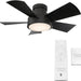 Smart Indoor Outdoor Flush Mount Bronze Ceiling Fan with LED Light Kit and Remote, Works with Alexa Google Assistant Samsung Things Ios android APP-42-ErisView
