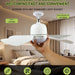 Socket Fan Light, Ceiling Fans Light with Remote, Screw In Ceiling Fan Lights for Bedroom Living Room Kitchen -3-ErisView