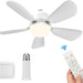 Socket Fan Light, Ceiling Fans Light with Remote, Screw In Ceiling Fan Lights for Bedroom Living Room Kitchen -1-ErisView