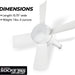 Socket Fan Light, Ceiling Fans with Lights and Remote for Bedroom Kitchen Living Room-4-ErisView