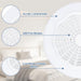 Socket Fan Light with Remote, Enclosed Bladeless Mini Ceiling Fan for Kitchen Bedroom Washroom Laundry Room and Small Spaces-3-ErisView