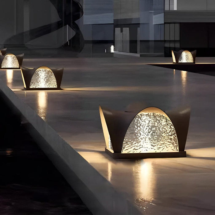 Solar Fence Lights, Waterproof, Rustproof, and Dustproof Outdoor Deck Post Lights with Unique Acrylic Shade for Modern Courtyard and Garden Decoration-ErisView-8