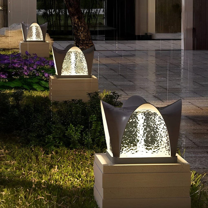Solar Fence Lights, Waterproof, Rustproof, and Dustproof Outdoor Deck Post Lights with Unique Acrylic Shade for Modern Courtyard and Garden Decoration-ErisView-10