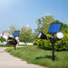 Solar Outdoor Spotlights with 10m Sensing Distance, 150° Range, 4 Adjustable Modes, 10-Hour Runtime, Auto On/Off, Multi-Angle Design for Gardens-ErisView-13