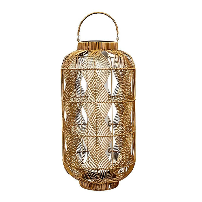 Solar-Powered Rattan Floor Lamp with High-Efficiency Charging, Portable Outdoor Lanterns for Garden, Patio, Balcony, and Front Door Decor-ErisView-7