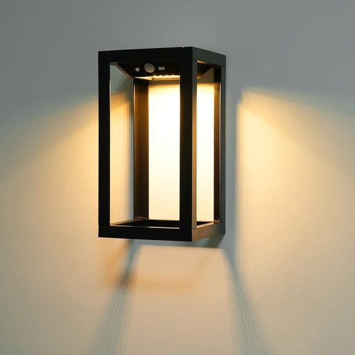 Solar Outdoor Wall Lights, Waterproof Motion Sensor Dusk To Dawn Solar Wall Lights, Solar Outdoor Wall Lights for Deck Garage Porch-Single-ErisView