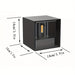 Square Outdoor Up and Down Wall Light, Waterproof Modern Exterior Wall Mount Light for Porch Courtyard Stair Corridor Garden-ErisView