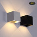 Square Outdoor Up and Down Wall Light, Waterproof Modern Exterior Wall Mount Light for Porch Courtyard Stair Corridor Garden-ErisView