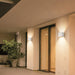 Square Outdoor Up and Down Wall Light, Waterproof Modern Exterior Wall Mount Light for Porch Courtyard Stair Corridor Garden-ErisView