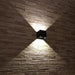 Square Outdoor Up and Down Wall Light, Waterproof Modern Exterior Wall Mount Light for Porch Courtyard Stair Corridor Garden-ErisView