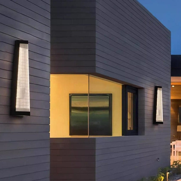 Stainless Steel Outdoor Wall Light with Transparent Acrylic Lampshade, Rustproof, Waterproof, and Bright for Corridors, Doorways, and Garages-ErisView-3