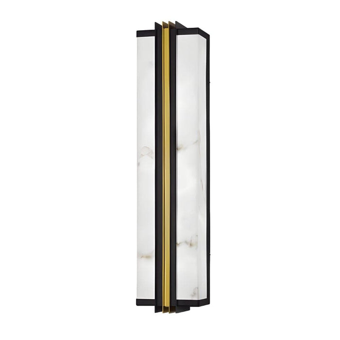 Stainless Steel & Resin Outdoor Wall Light with Marble-Textured Shade, Waterproof LED for Villa, Terrace, Porch, Corridor, Aisle, Doorway-ErisView-7