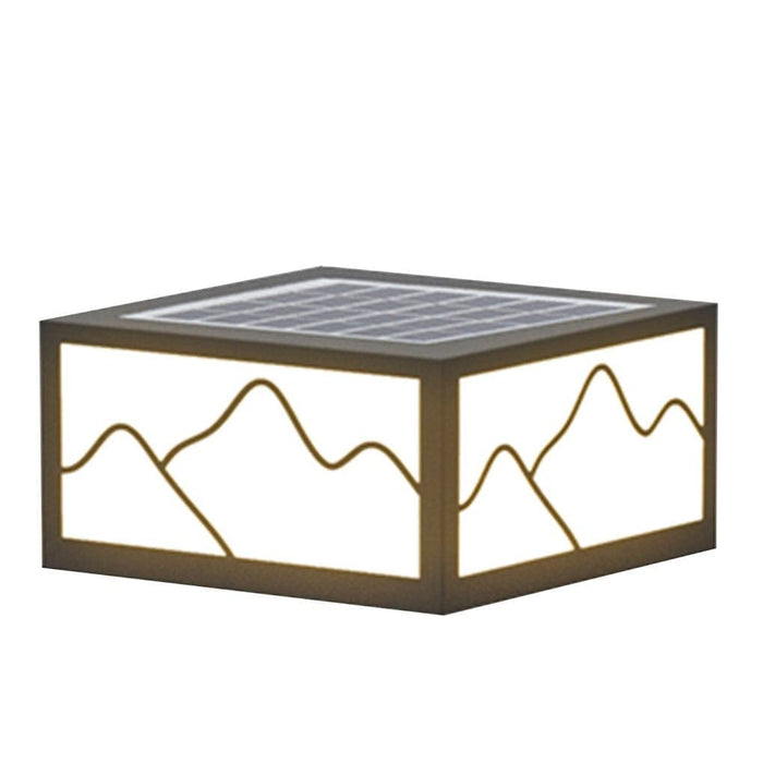 Stainless Steel Square Lawn Lamp with Acrylic, Rustproof & Durable, Minimalist Design, Waterproof Outdoor Light for Garden Decoration-ErisView-9