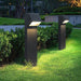 Sturdy Aluminum Alloy Die-Casting Outdoor Light with High Color Rendering LED, Frosted Glass Lampshade, and Silver Luster Finish for Lawn and Landscape-ErisView-4