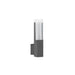 Sturdy Minimalist Outdoor Wall Lights with Energy Efficient LED, Elongated Gray Metal Frame, Perfect for Porch, Doorway, or Garden Wall-ErisView-9