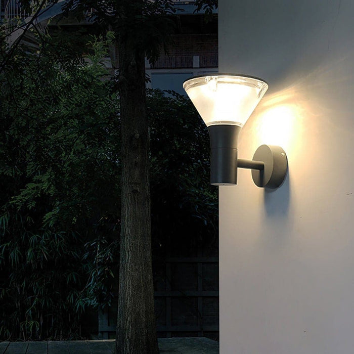 Sturdy Waterproof Aluminum Die-Casting Outdoor Light with Frosted Acrylic Lampshade for Garden, Lawn, Patio, and Balcony Decoration-ErisView-3