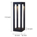 Sturdy Waterproof Aluminum Outdoor Pathway Light with Energy-Saving LED, High Color Rendering, and Modern Aesthetic Design for Relaxing Courtyards-ErisView-10