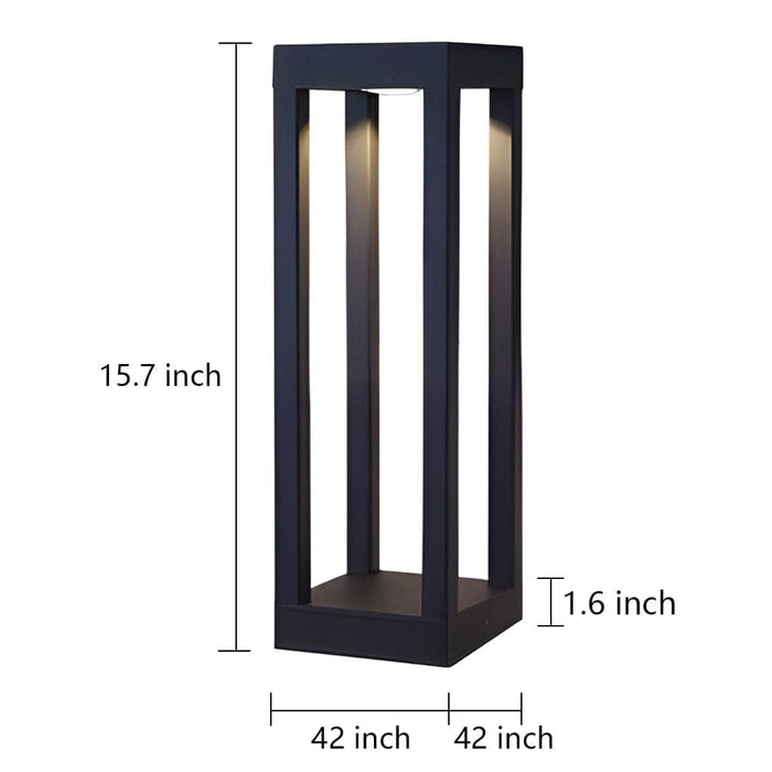 Sturdy Waterproof Aluminum Outdoor Pathway Light with Energy-Saving LED, High Color Rendering, and Modern Aesthetic Design for Relaxing Courtyards-ErisView-11