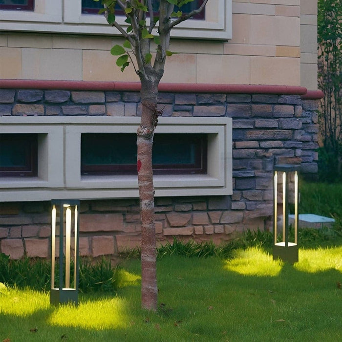 Sturdy Waterproof Aluminum Outdoor Pathway Light with Energy-Saving LED, High Color Rendering, and Modern Aesthetic Design for Relaxing Courtyards-ErisView-5