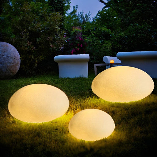 Sturdy Waterproof Cobblestone Outdoor LED Lawn Lamp with High Color Rendering, Energy Saving, Easy Installation for Garden, Path, Poolside-ErisView-1