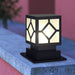 Stylish Geometric Outdoor Post Light for Gardens, Patios, Walkways, and Porches, Classic Retro Design for Enhanced Exterior Decor-ErisView-14