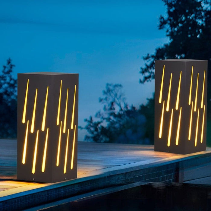 Stylish and Creative Outdoor Garden Post Light with Superior Waterproof and Dustproof Performance, Perfect for Unique and Warm Courtyard Decoration-ErisView-12