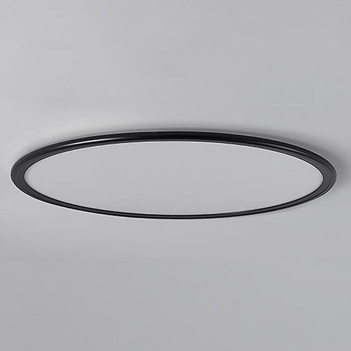 16'' Modern LED Ultrathin White Black Flush Mount Lights Circle Ceiling Lights