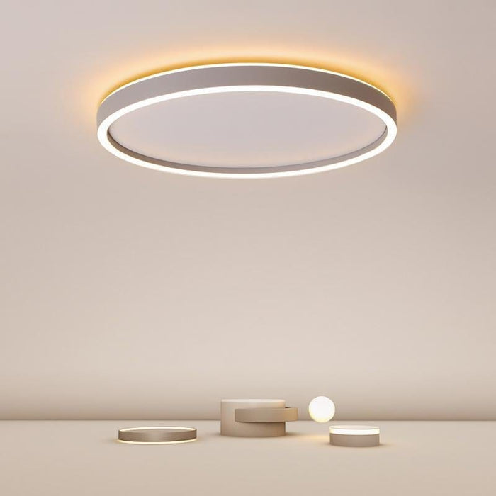Modern Circle Halo Shaped Flush Mount Llight Bedroom Ceiling Lights