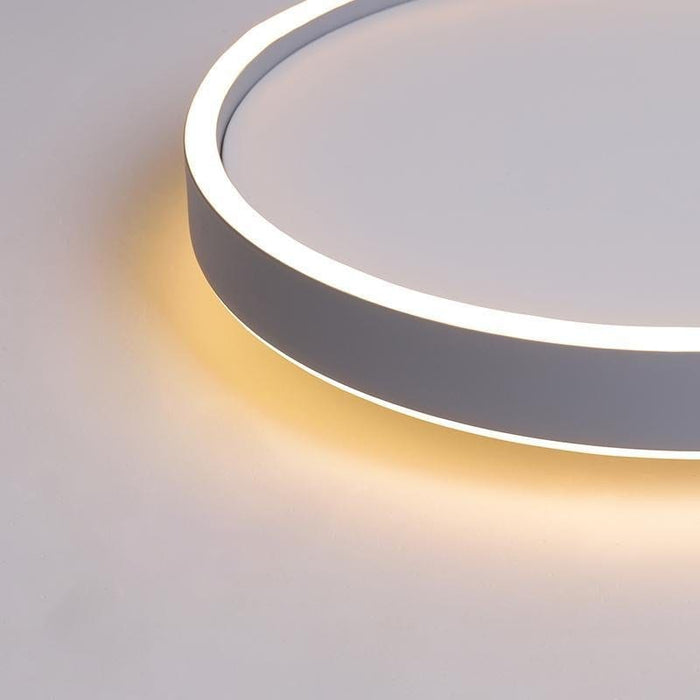 Modern Circle Halo Shaped Flush Mount Llight Bedroom Ceiling Lights