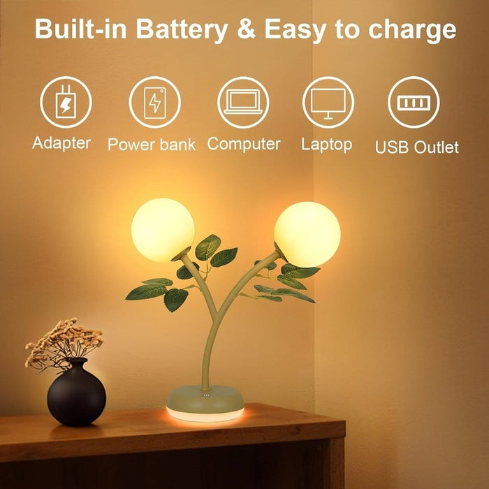 Tree Branch Shaped LED Table Lamp, Warm White Bedside Lamp for Bedroom Study Living Room Home Decoration-Features-ErisView