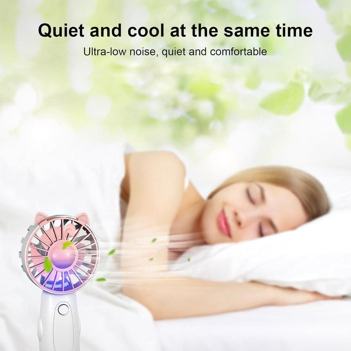 USB Rechargeable Ceiling Fan with Phone Holder, Battery Operation Portable Ceiling Fan, Quietest Fan For Sleeping-4-ErisView
