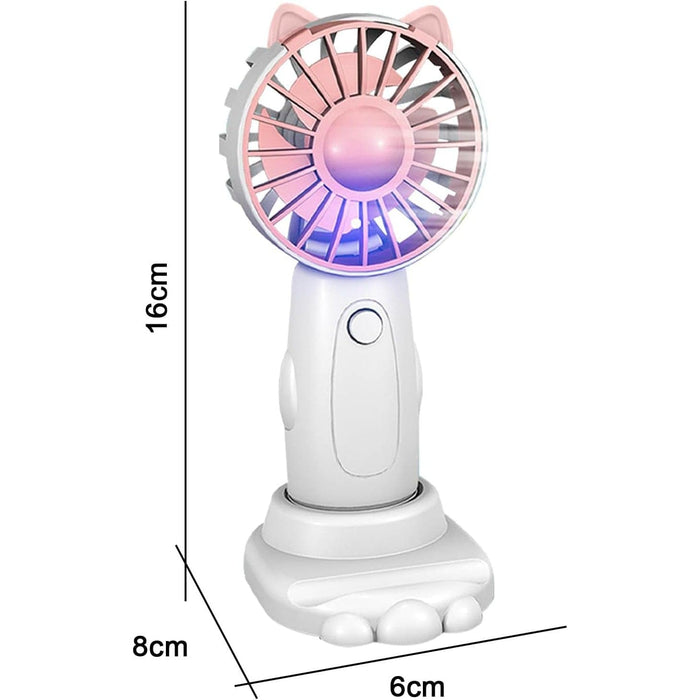 USB Rechargeable Ceiling Fan with Phone Holder, Battery Operation Portable Ceiling Fan, Quietest Fan For Sleeping-6-ErisView